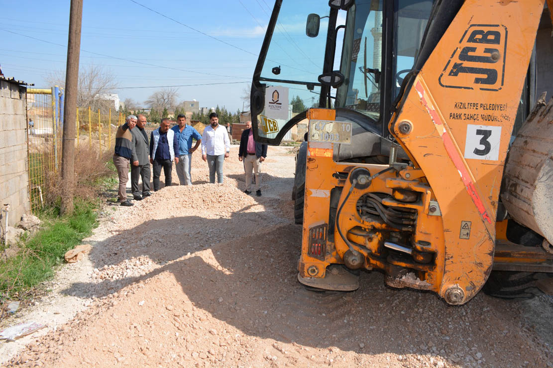 Kızıltepe Belediyesi Kırsal Mahallelere Hizmet Götürüyor