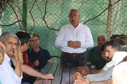 Park ve Bahçeler Müdürlüğü personelleriyle toplantı yapıldı